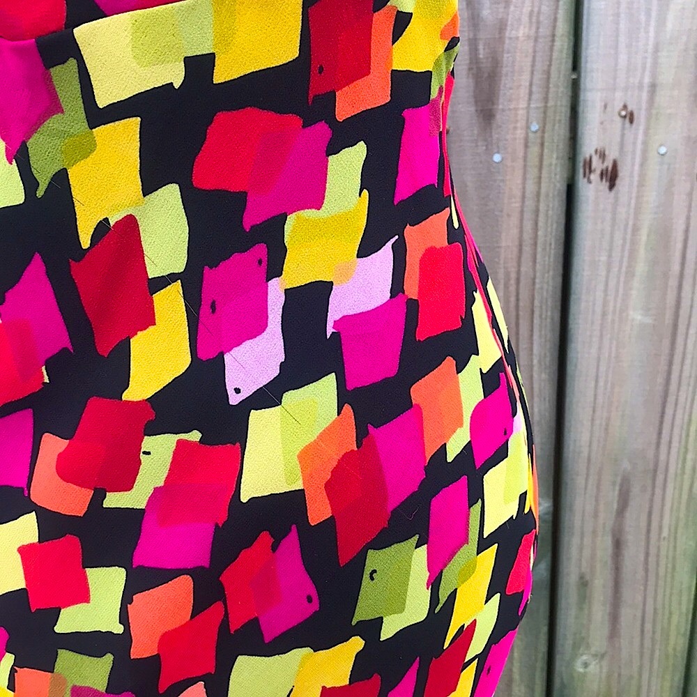 Karen Kane Abstract Design Maxi Dress - Size Small - Picture 4 of 8
